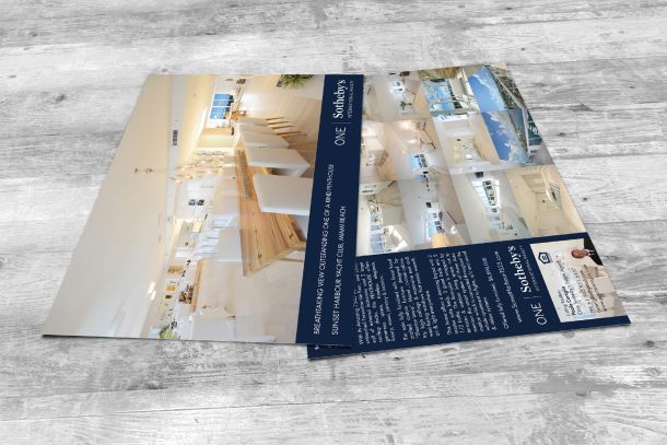 real estate postcard design