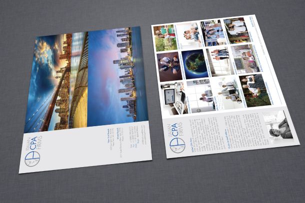 big postcard design