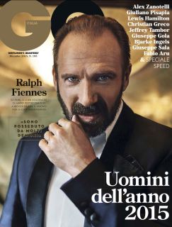 Ralph Fiennes Cover GQ Italy